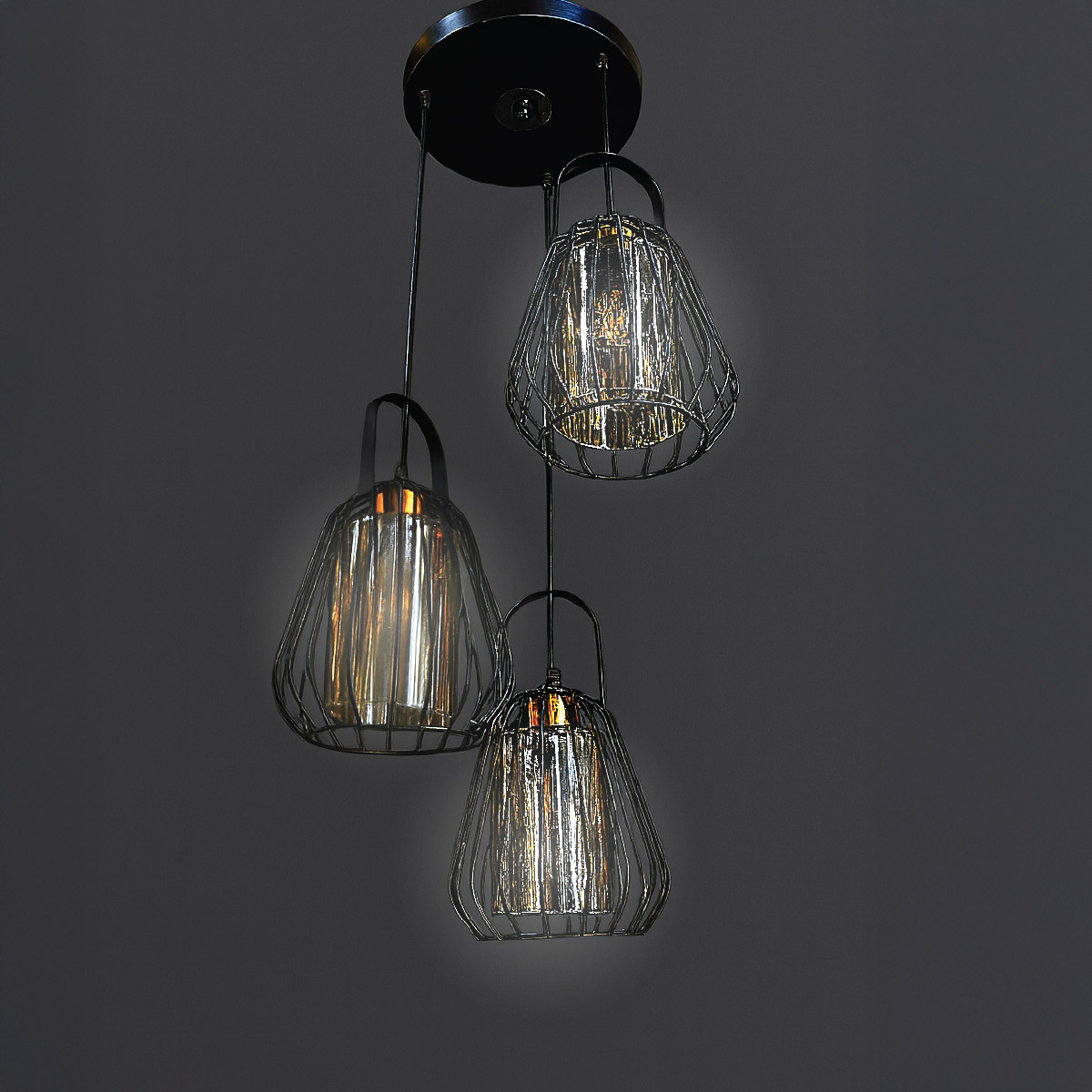 Metal Bar Light Black