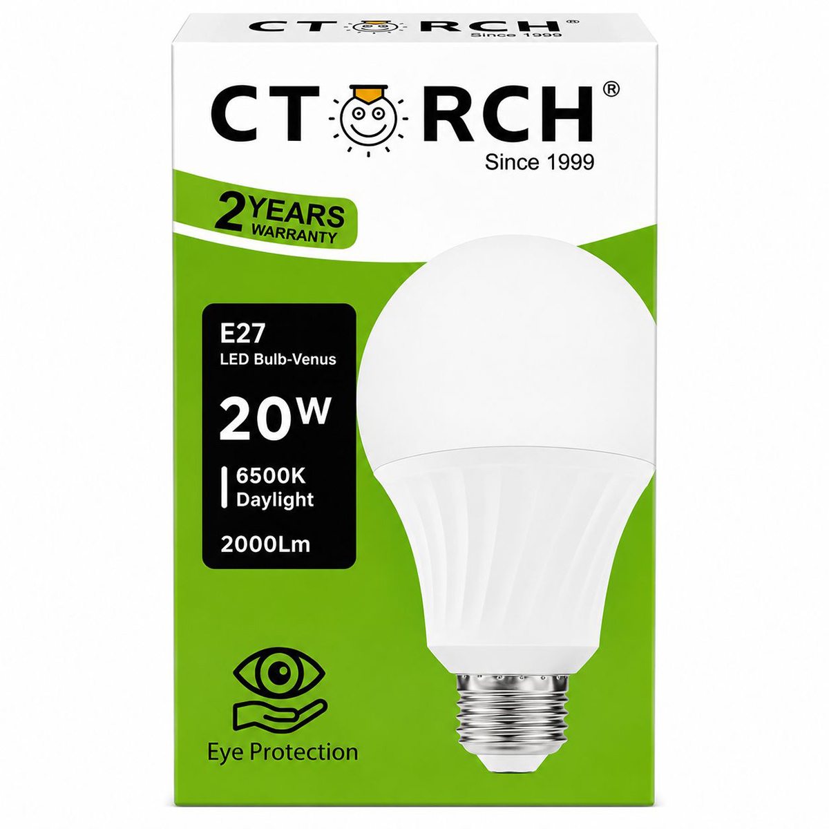 Ctorch Led Bulb 6500K 20 Watts Daylight