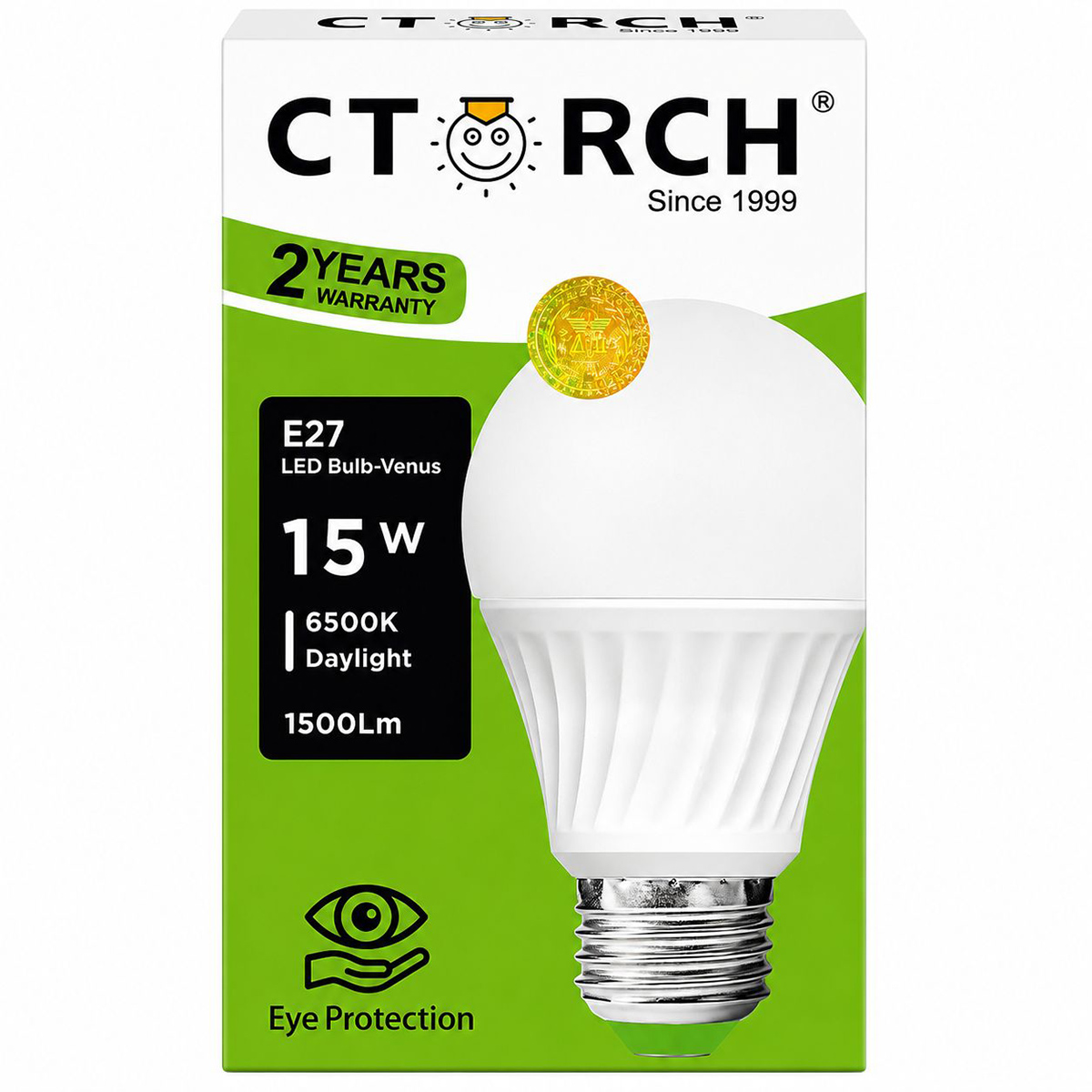 Ctorch Led Bulb 6500K 15 Watts Daylight