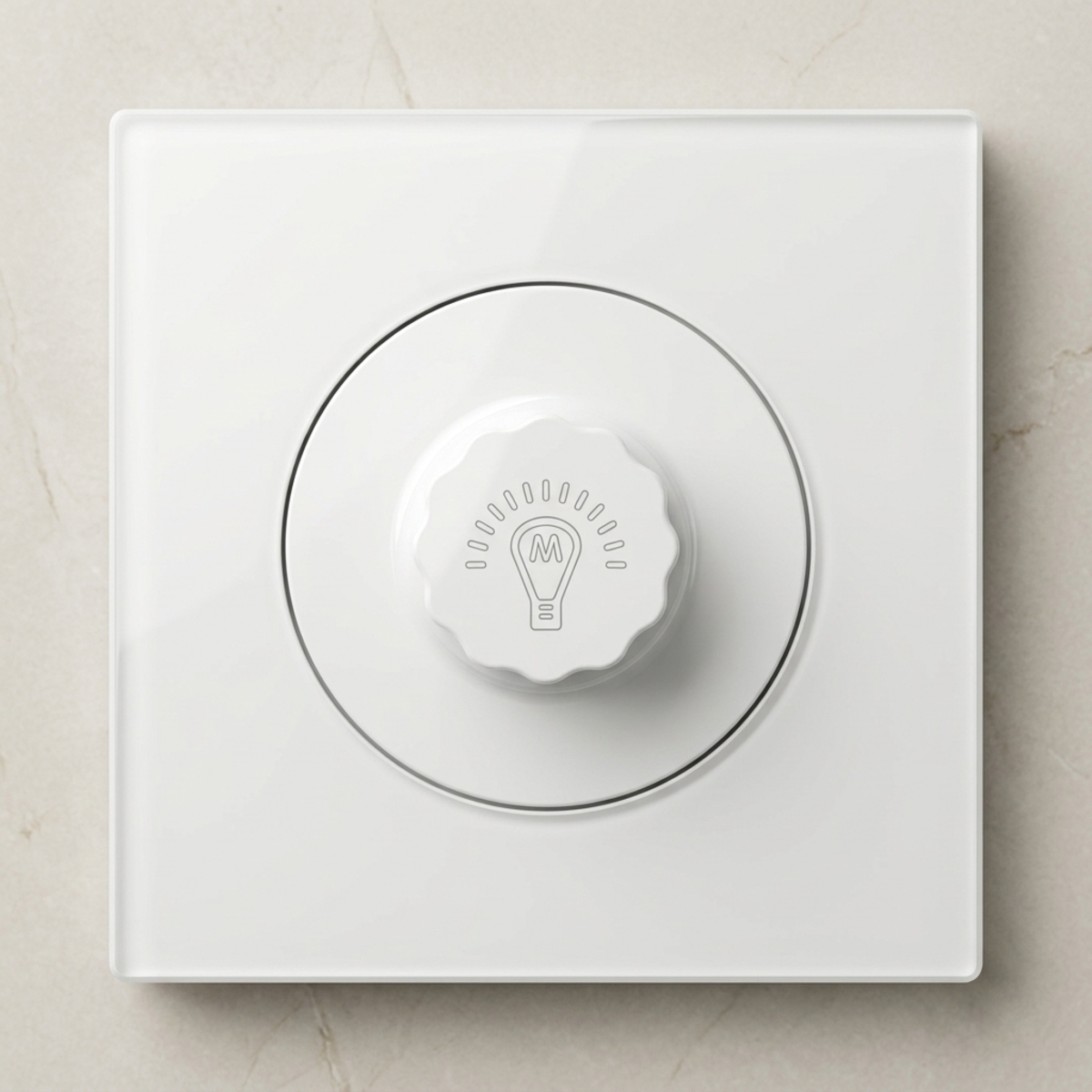 Wall-Mounted Light Dimmer Rotary