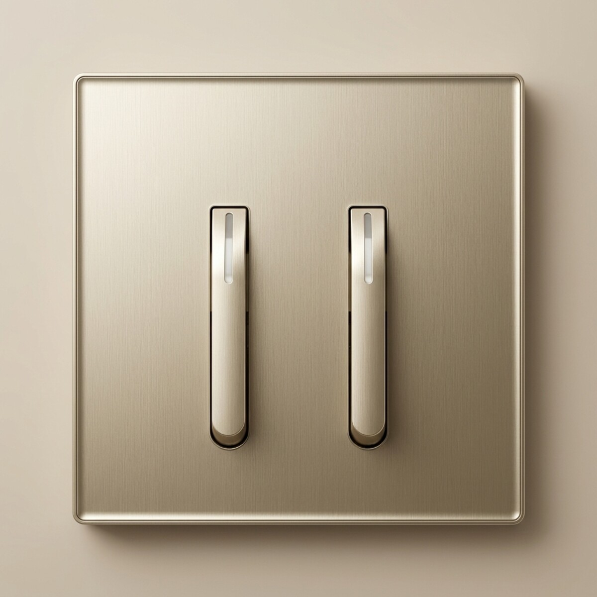 2 Gang 2 Way Switch Golden