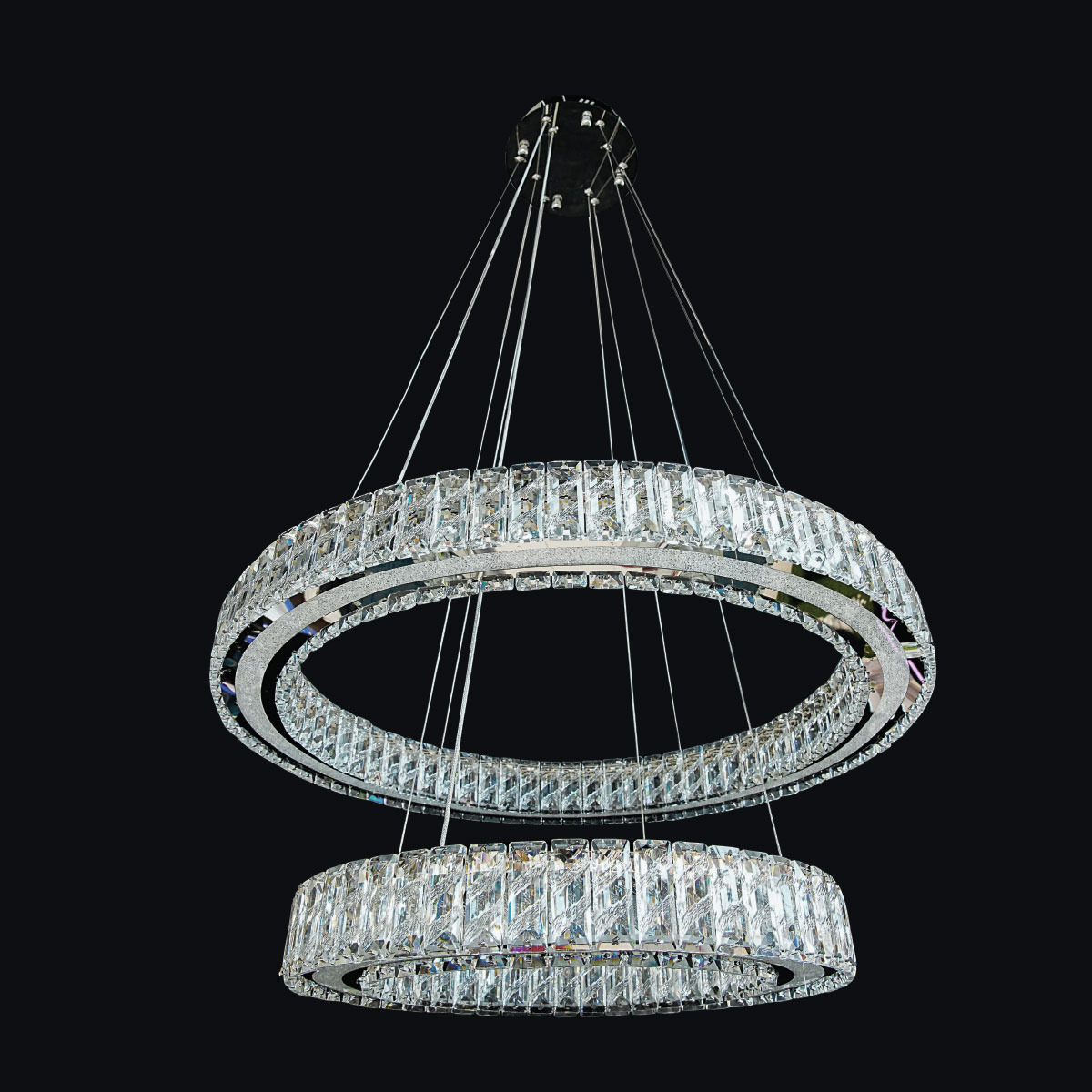 Crystal Hanging Light Chrome