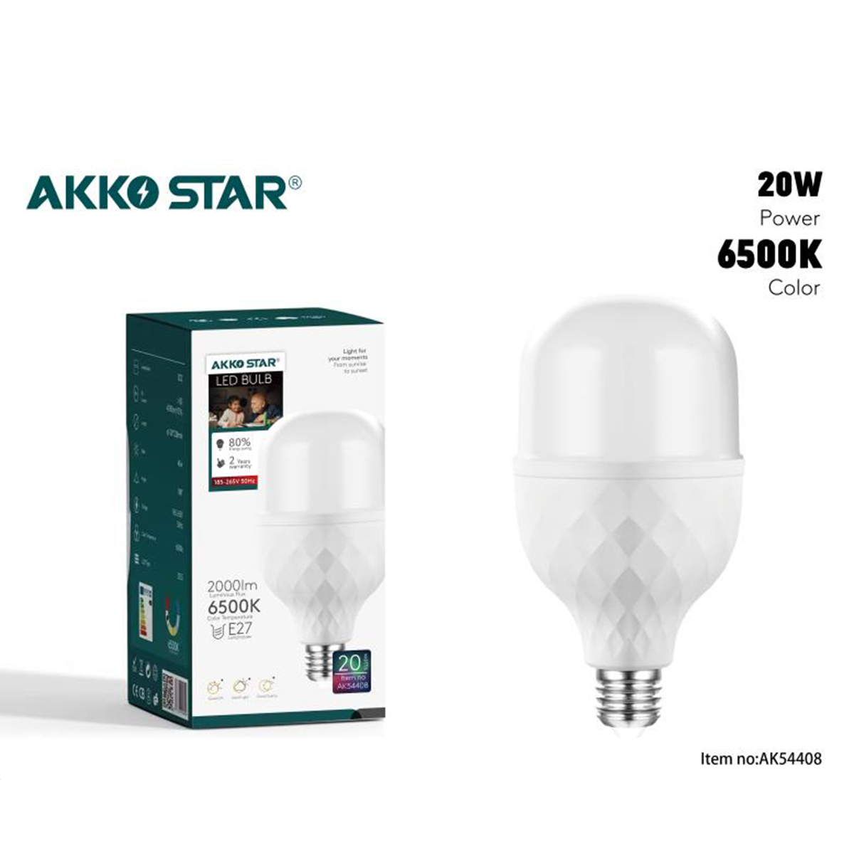 Akko Star Led Bulb 20 w