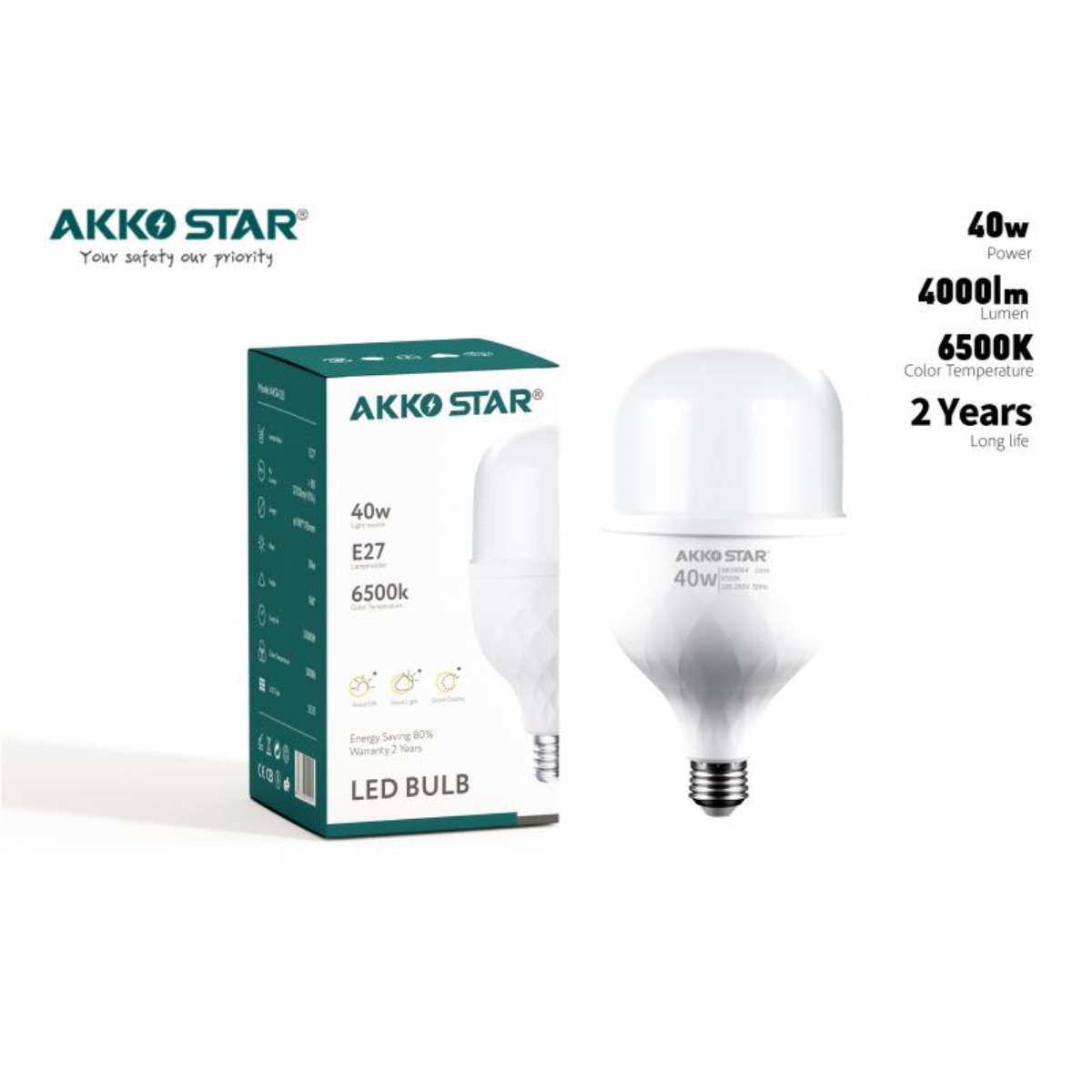 Akko Star Led Bulb 40watts