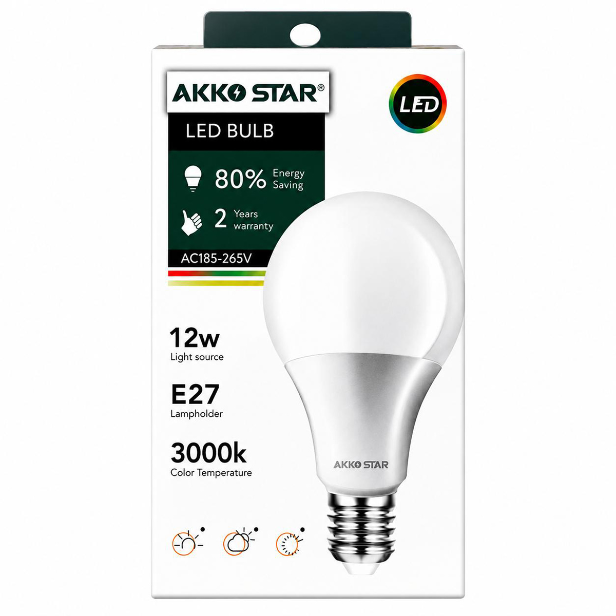 Akko Star Led Bulb 12watts