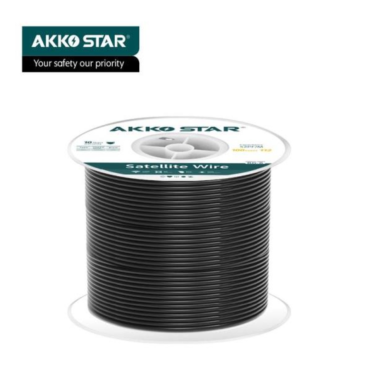 Akko Star TV Cable Black 91meters