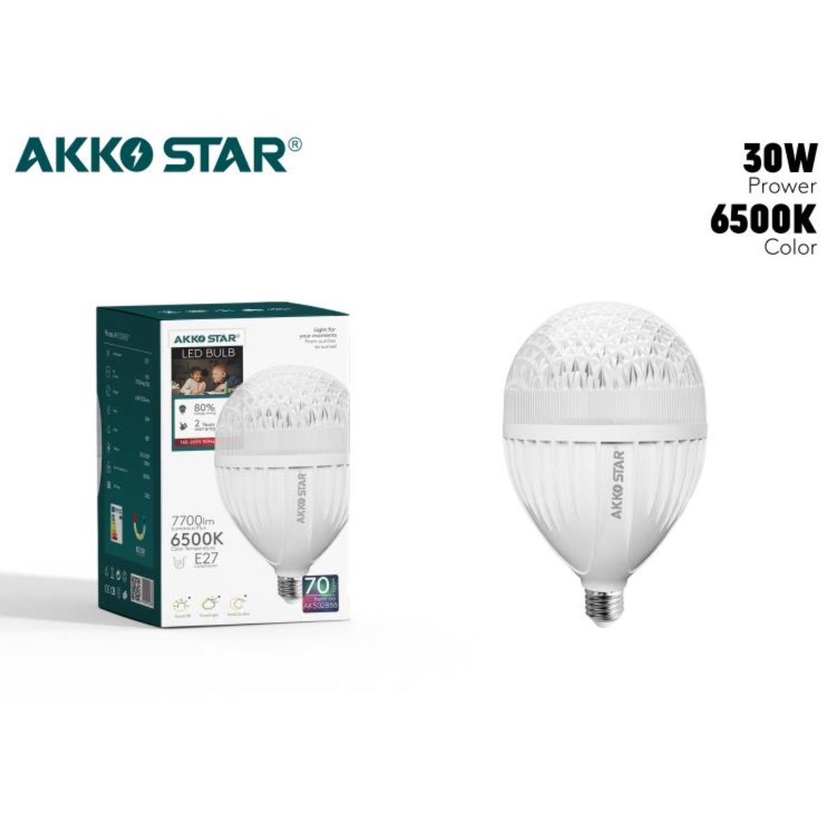 Akko Star Led Bulb 30watts
