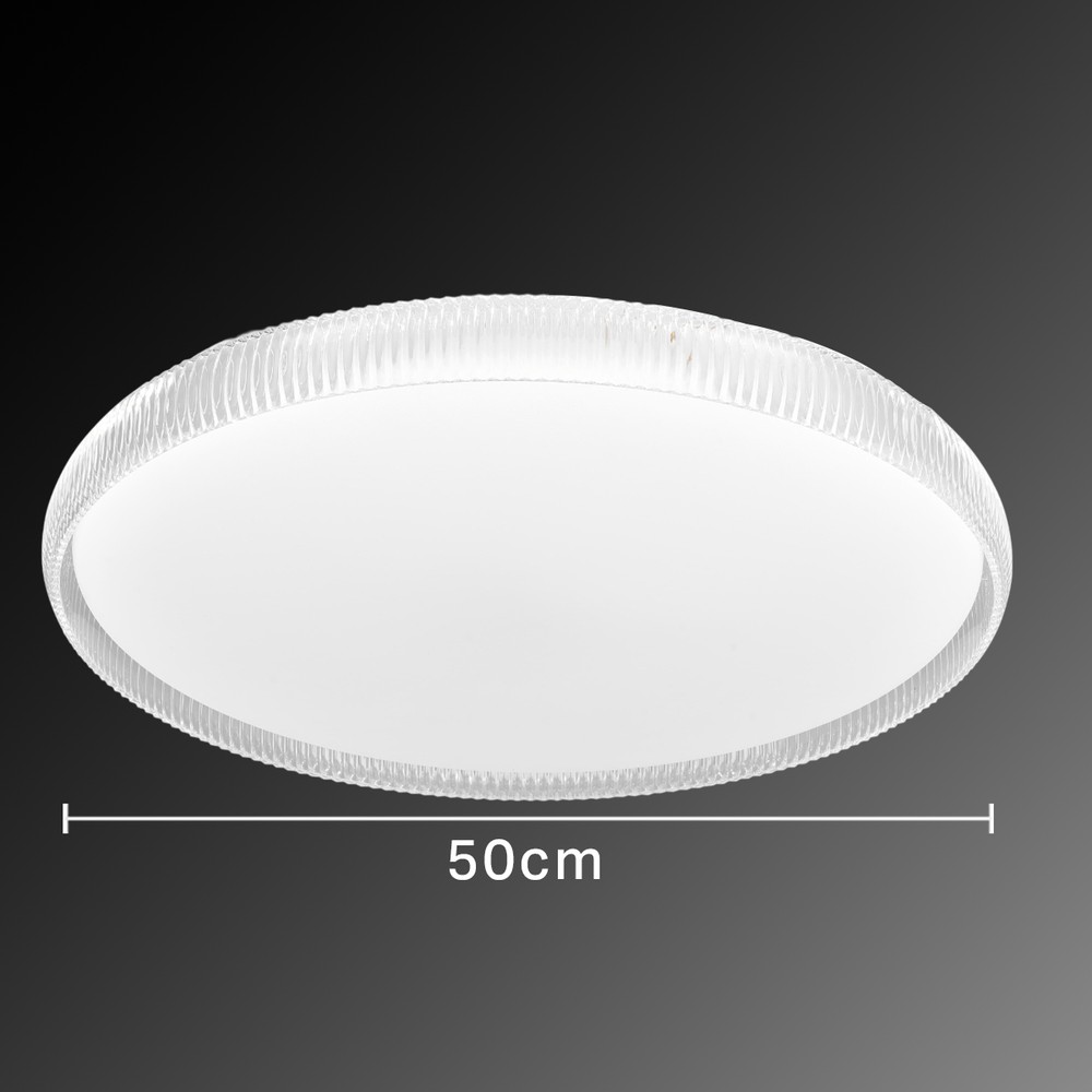 مصباح سقف بلاستيكي 48WM1562-WH-50CM