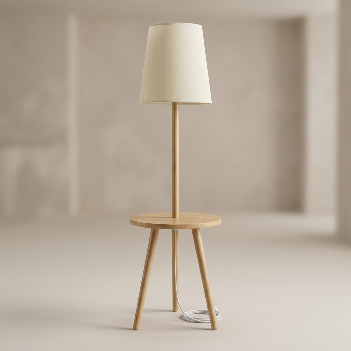 Modern Floor Lamp Wooden