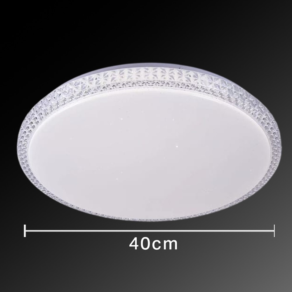 مصباح سقف بلاستيكي GUZ-9904-C-2-WH