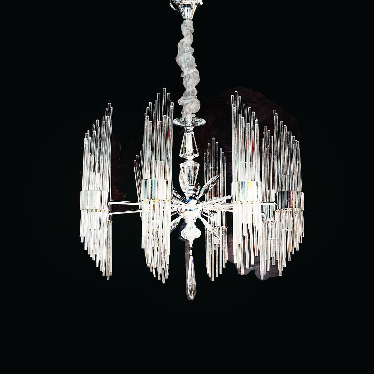 Chandelier Commercial Range Silver