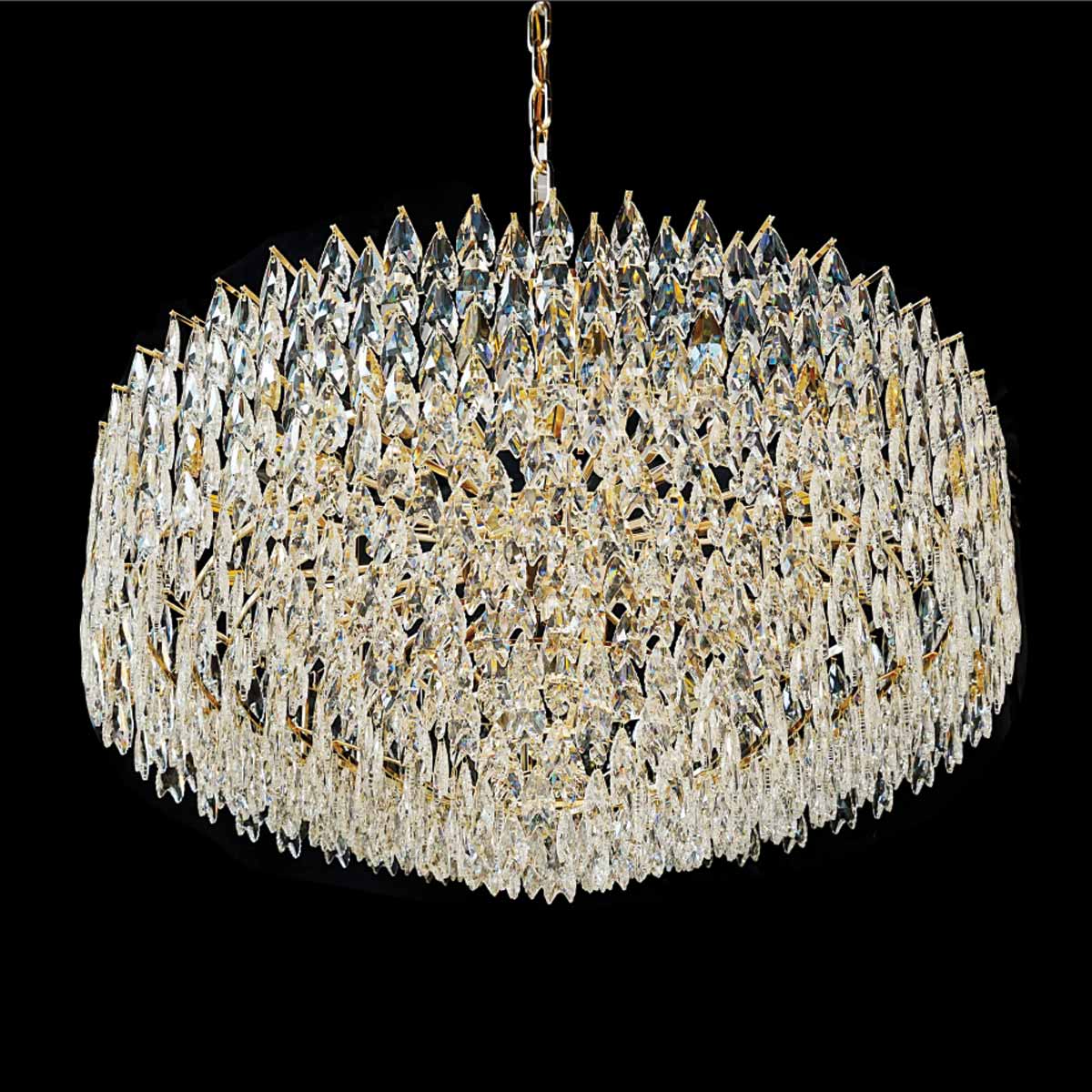 Crystal Golden Hanging Light