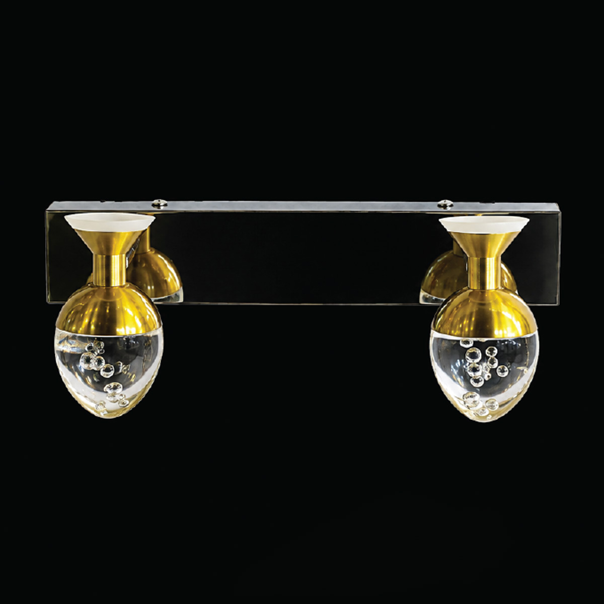 Modern High Range Mirror 2 Light