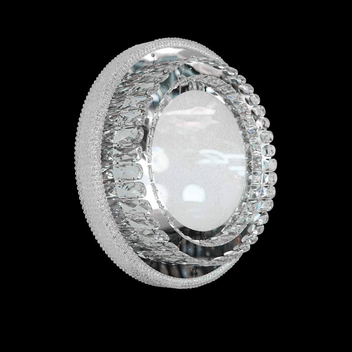 Crystal Ceiling Light Silver 40cm