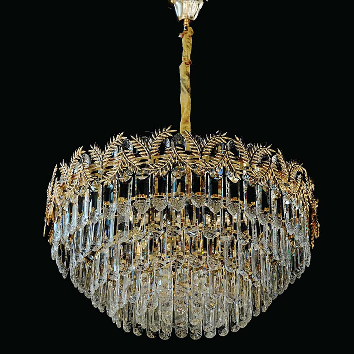 Crystal Hanging Light Golden D6288-600-CHAM GOLD