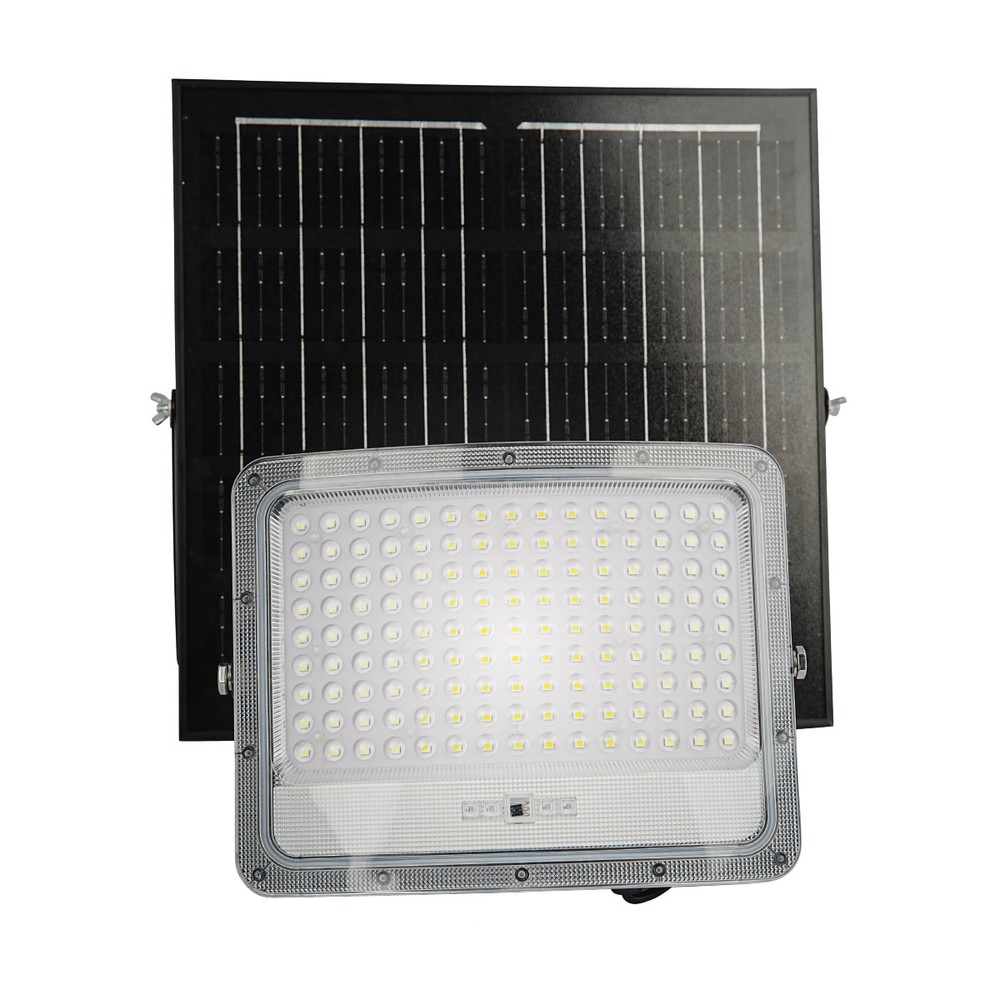 LED Rechargeable Flood Light With Solar Pannel 6500K