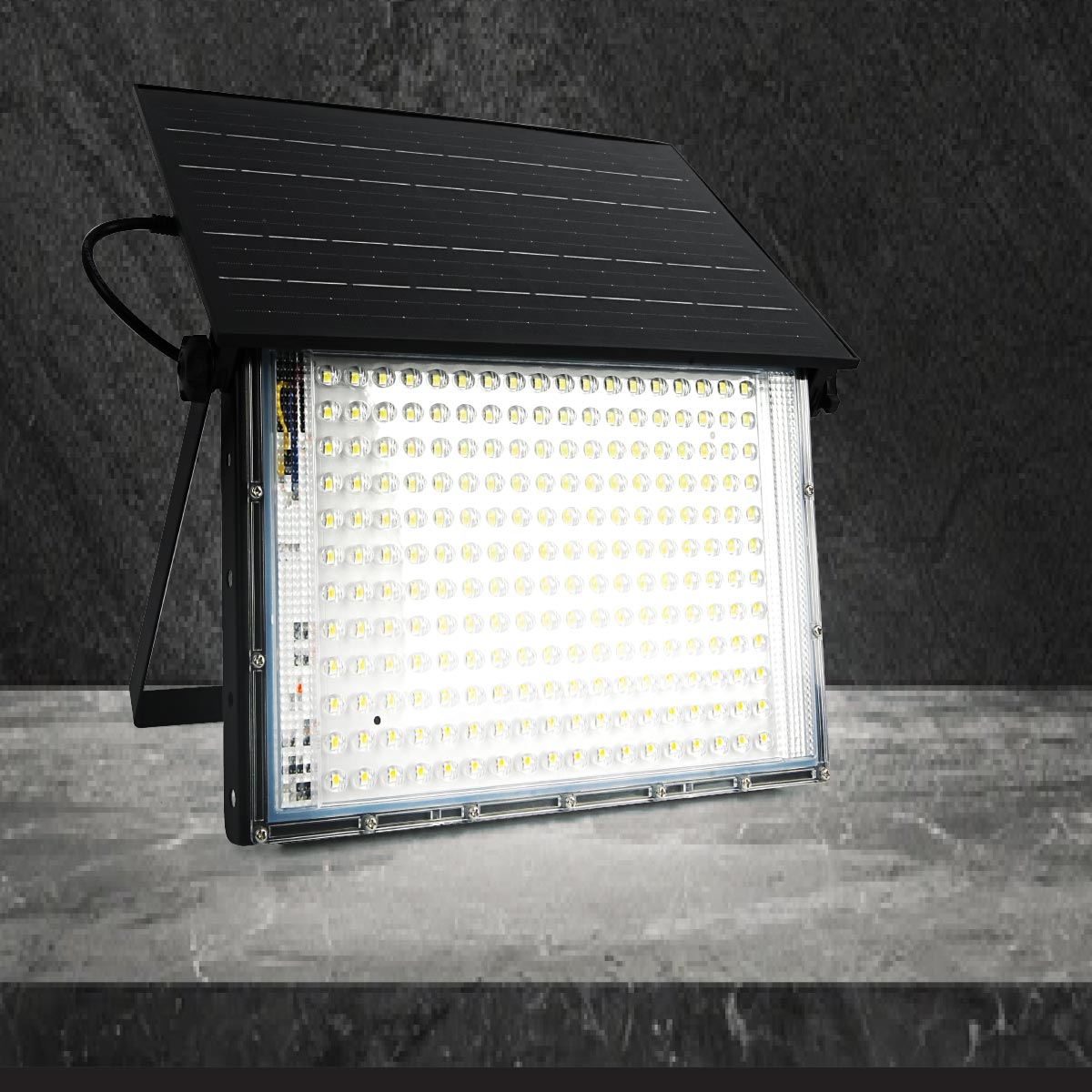 Solar Flood Light JZ-100W-96-TYN-BK