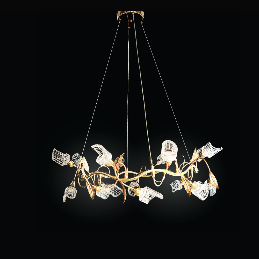 Modern Hanging Light (10 Leaf)