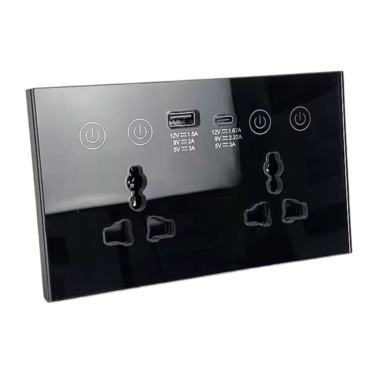 Double Socket With USB