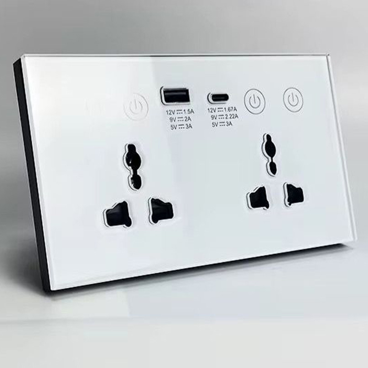Double Socket With USB