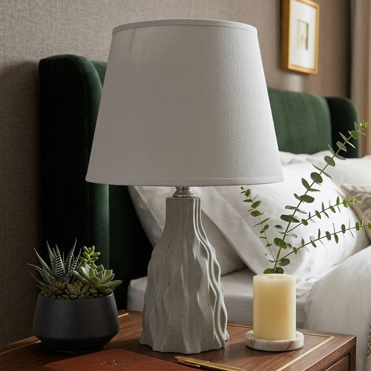 Ceramic Base Table Lamp 20x20x32cm