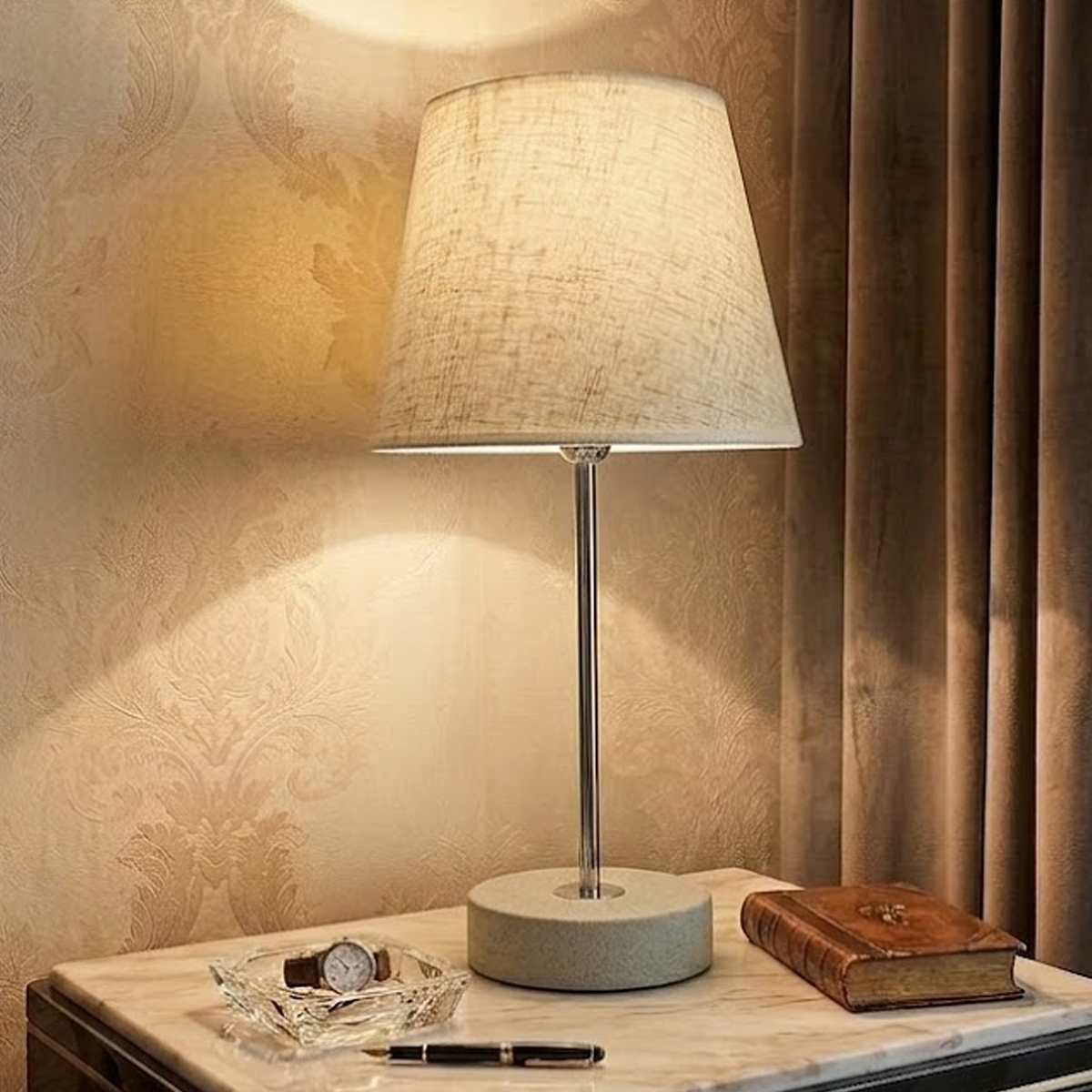 Ceramic Base Table Lamp 21x21x40cm