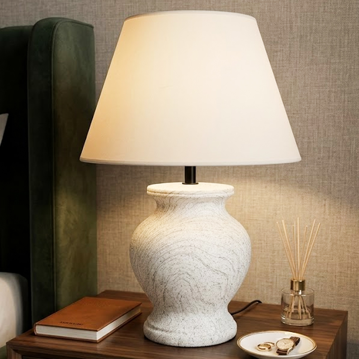 Ceramic Base Table Lamp 32.5x32.5x46cm | Lights | Indoor Lights | Table Lamps Ceramic Base Table Lamp 32.5x32.5x46cm | Lights | Indoor Lights | Table Lamps