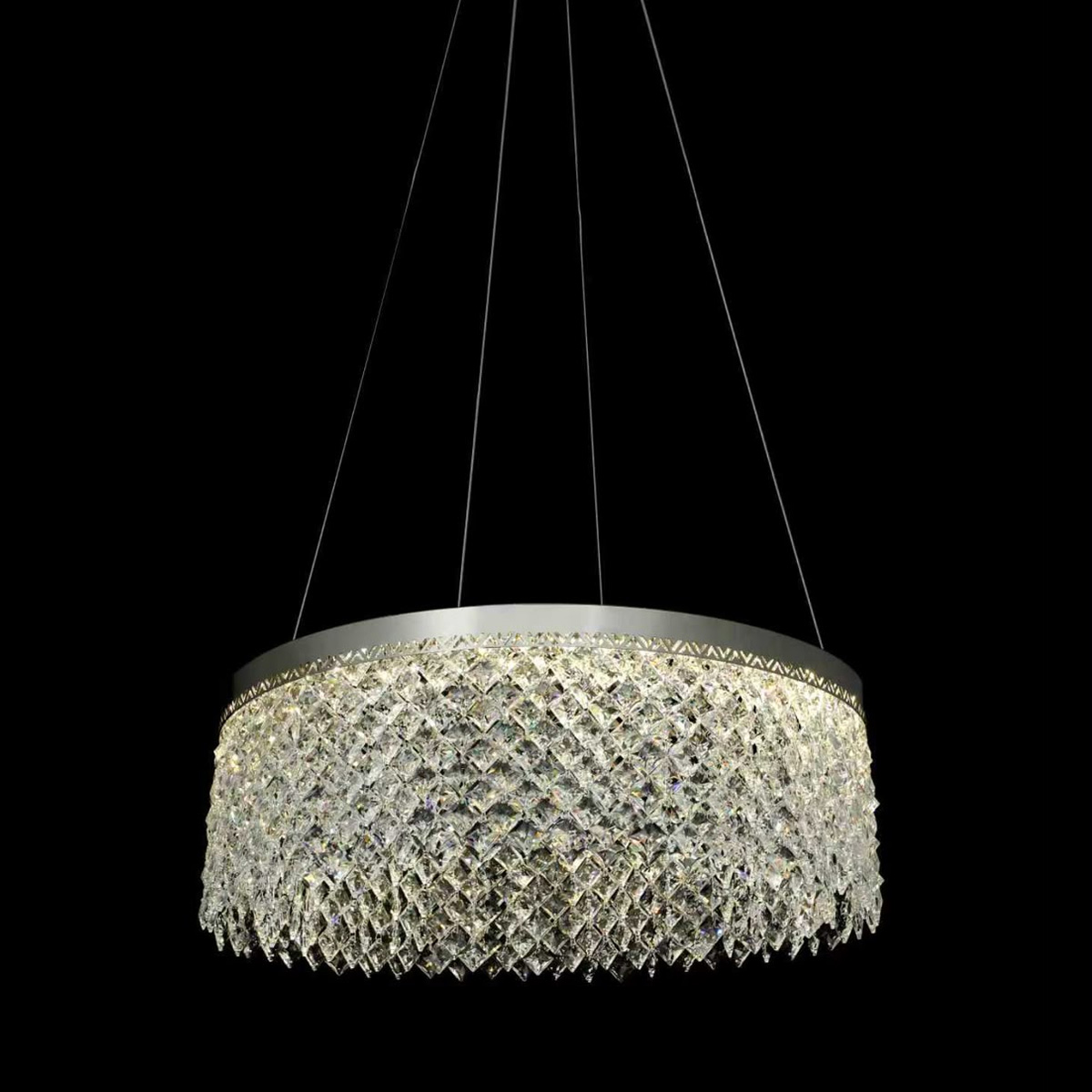 Crystal Hanging Light Golden