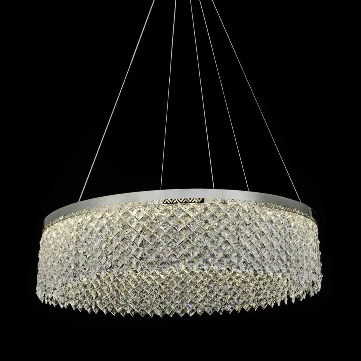Crystal Hanging Light Golden