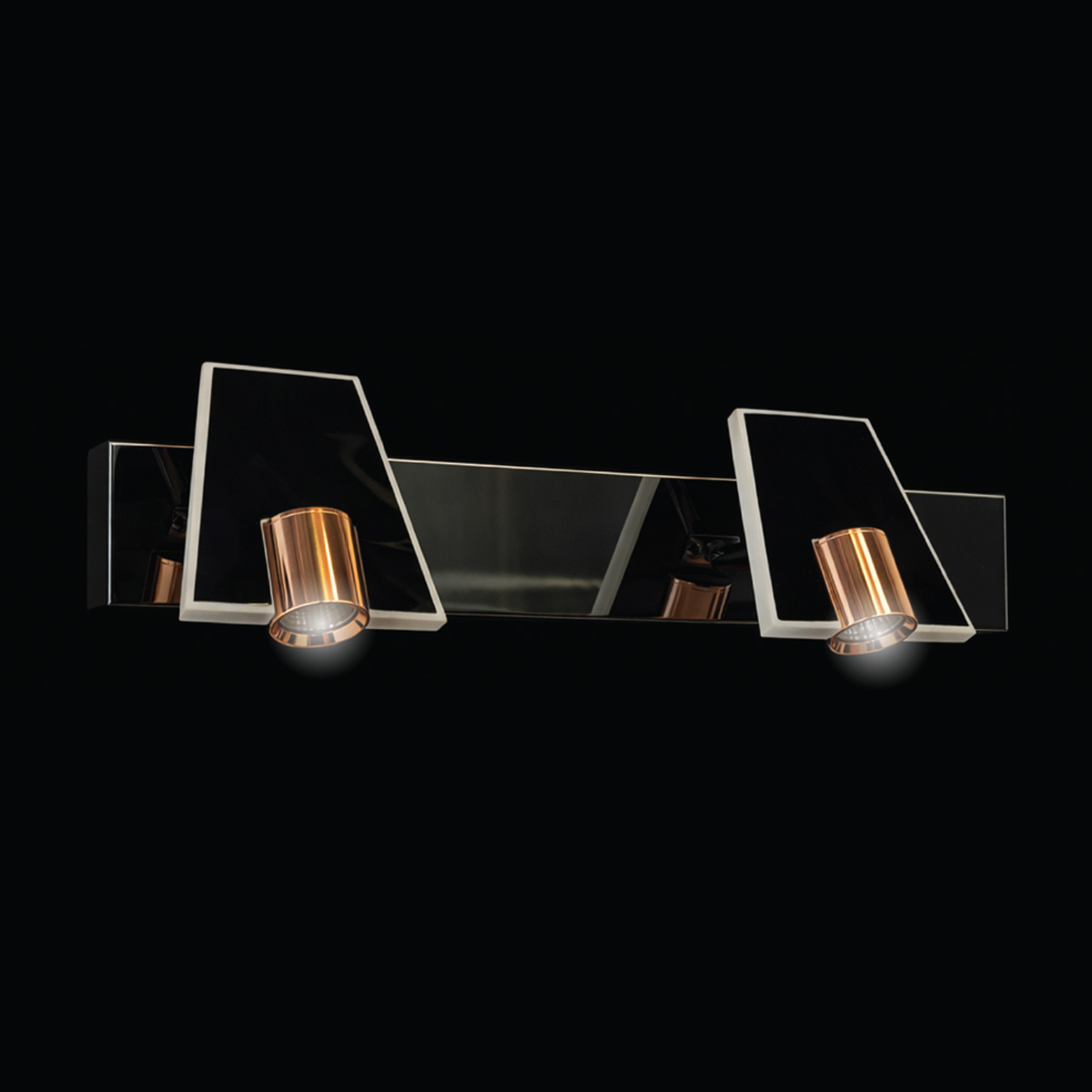 Modern 2-Light LED Vanity Mirror Light