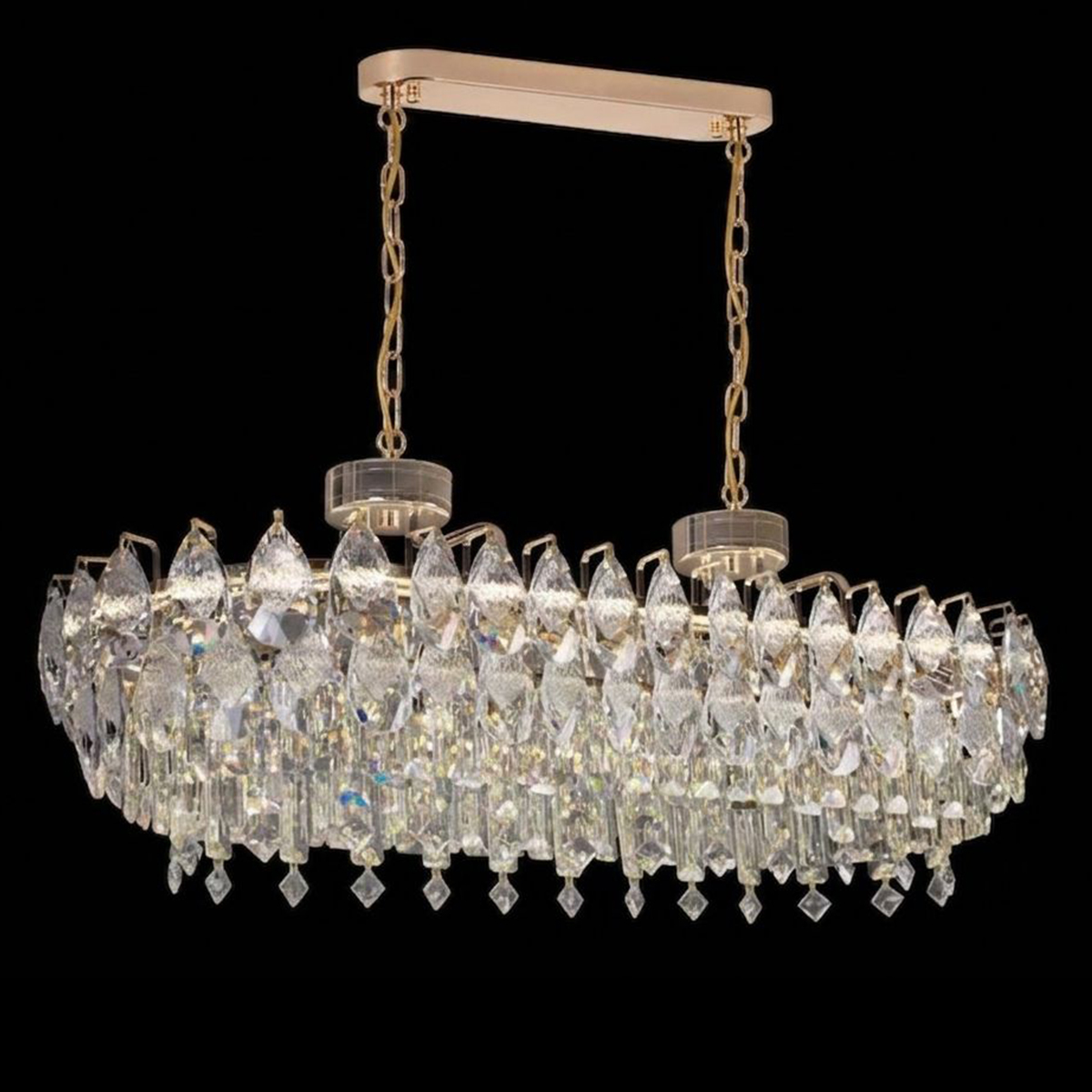 Crystal Hanging LED Light 900x370x300mm