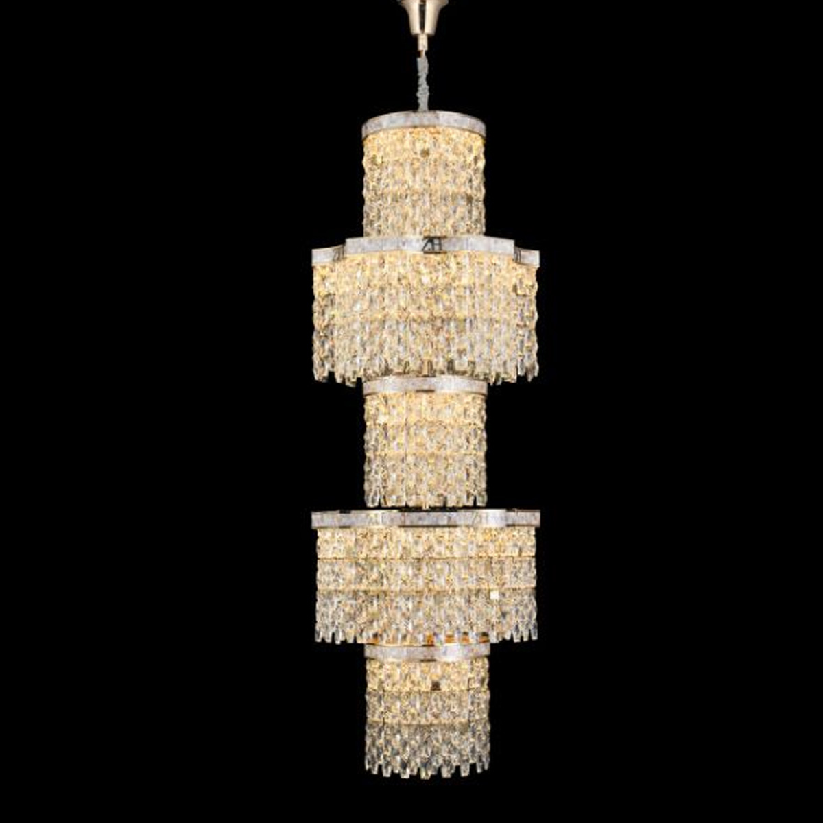 Crystal Hanging Light Golden