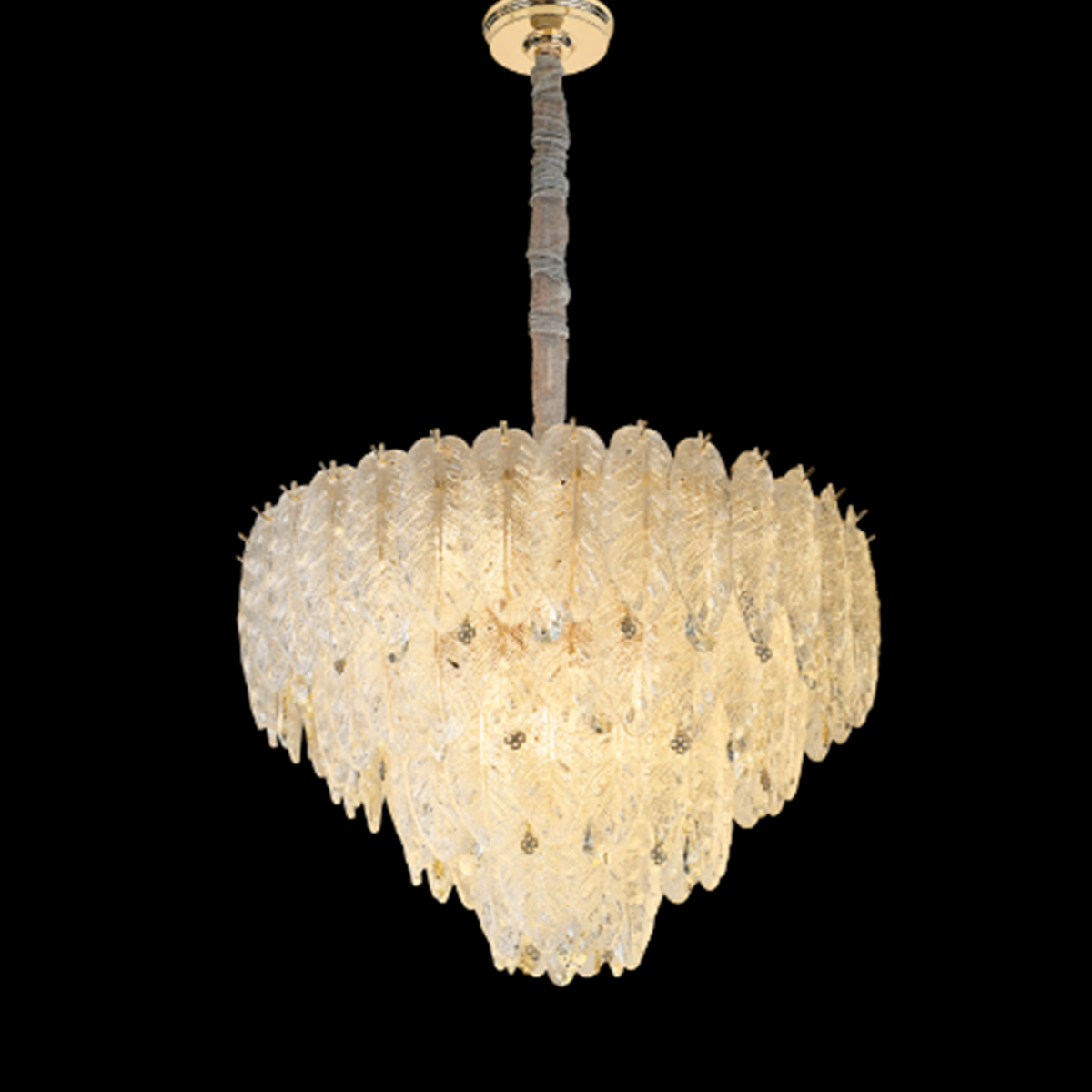 Crystal Hanging Light Golden 600H420