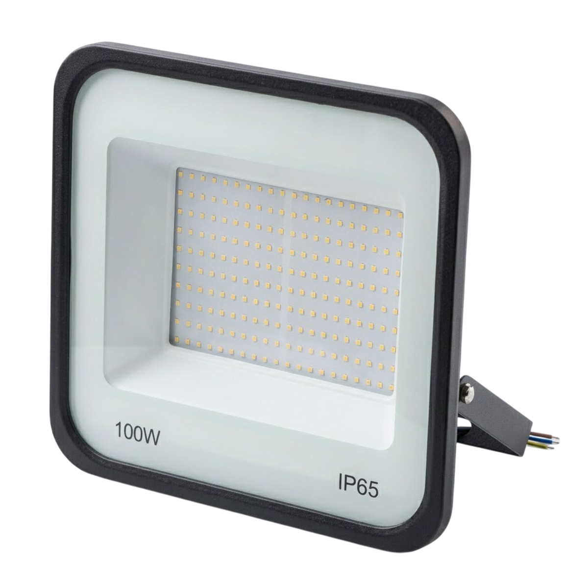 Slim LED Floodlight (100W, 3000K, IP65)