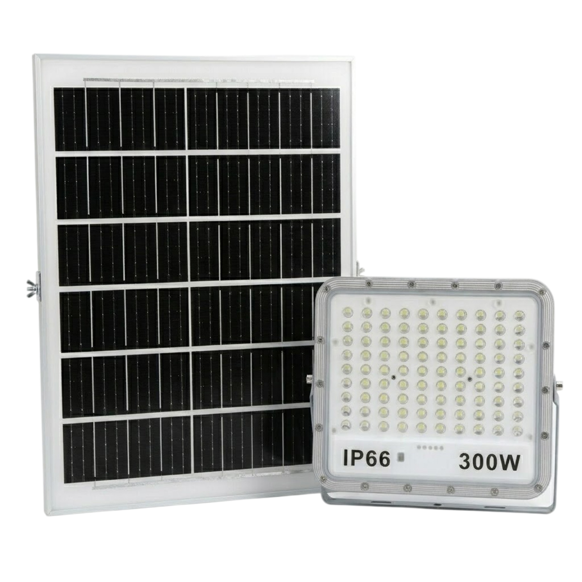نظام إضاءة كاشفة يعمل بالطاقة الشمسية بتقنية LED (300 واط، 6500 كلفن، IP66) | أضواء وثريات | مصابيح شمسية نظام إضاءة كاشفة يعمل بالطاقة الشمسية بتقنية LED (300 واط، 6500 كلفن، IP66) | أضواء وثريات | مصابيح شمسية