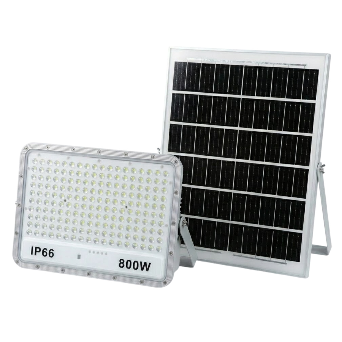 Solar LED Floodlight System (800W, 6500K, IP66)