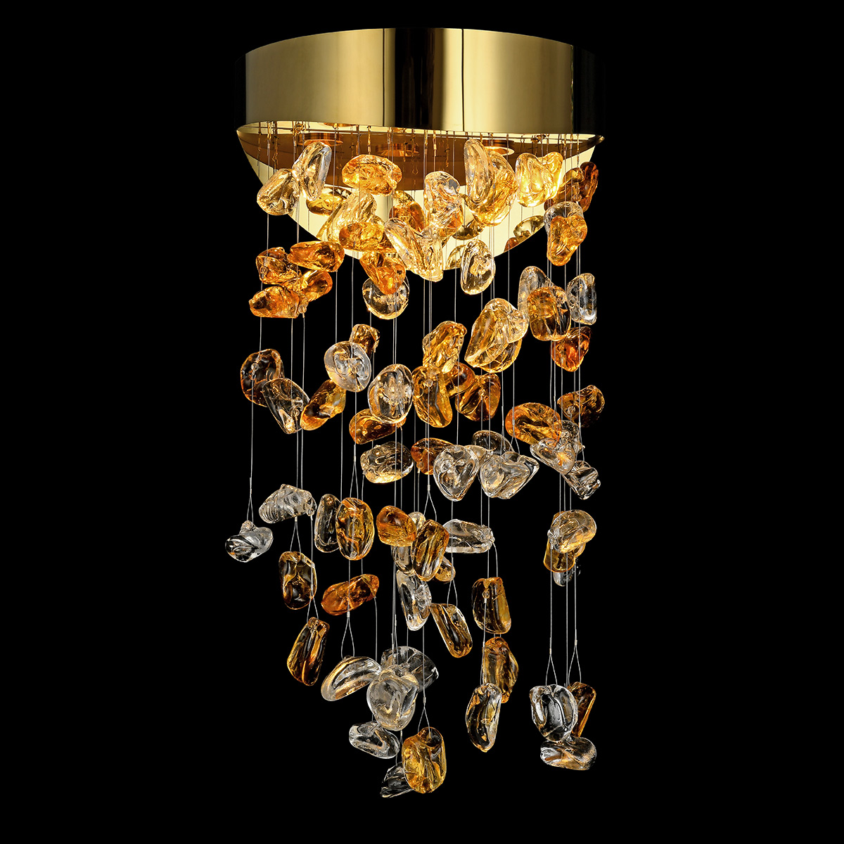 Modern Wall Lamp Amber D300xH600