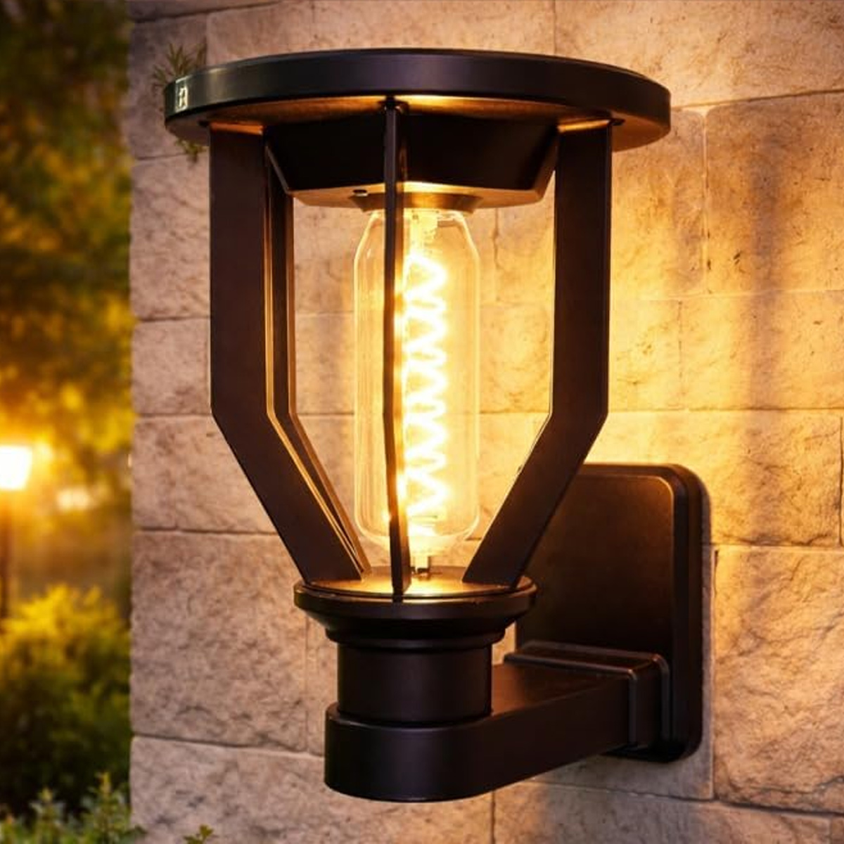 Solar Garden Wall Light