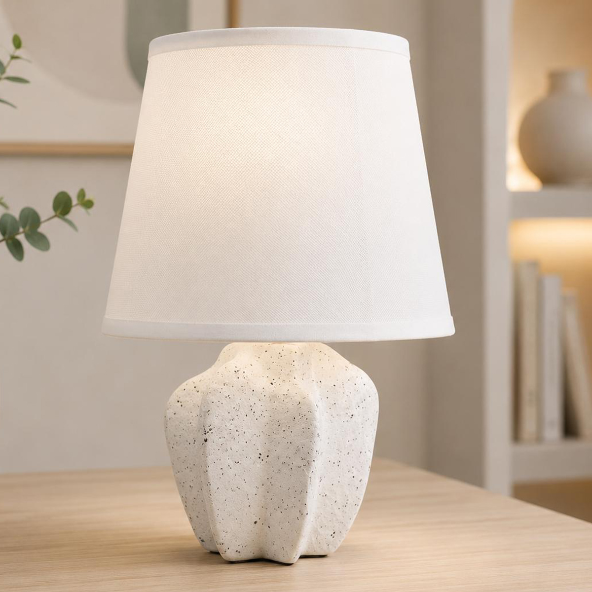 Table Lamp Ceramic White