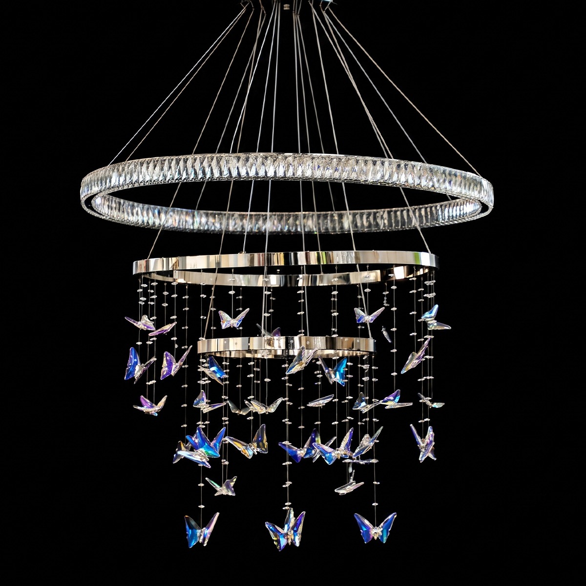 Crystal Butterfly Chandelier