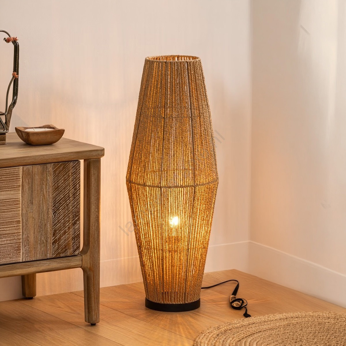 Bamboo Floor Lamp 29.93cm