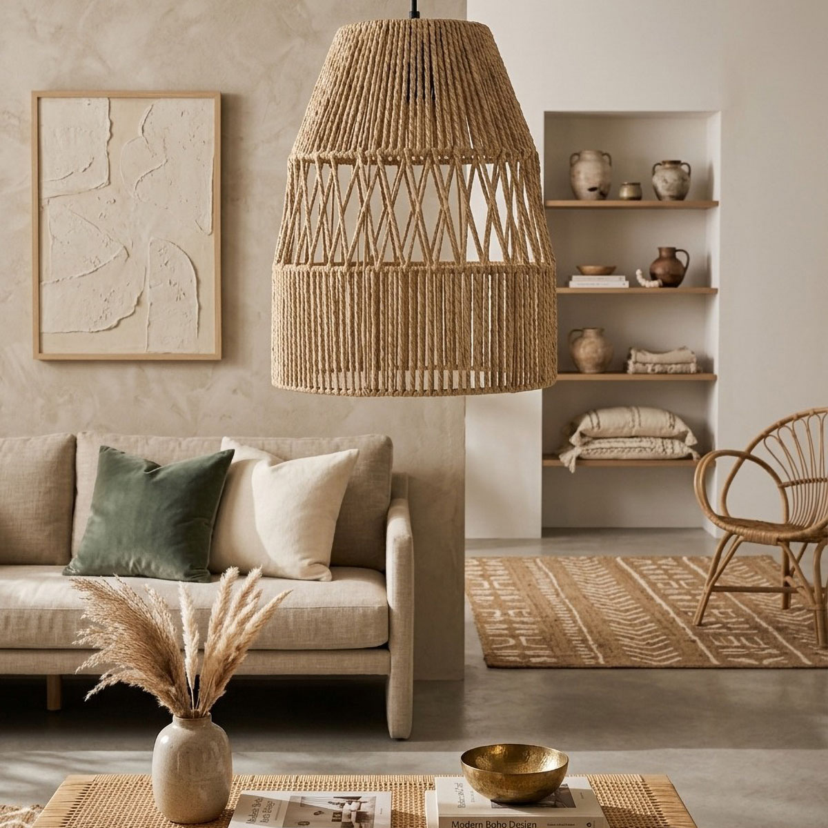 Bamboo Bar Light 29x29x38cm