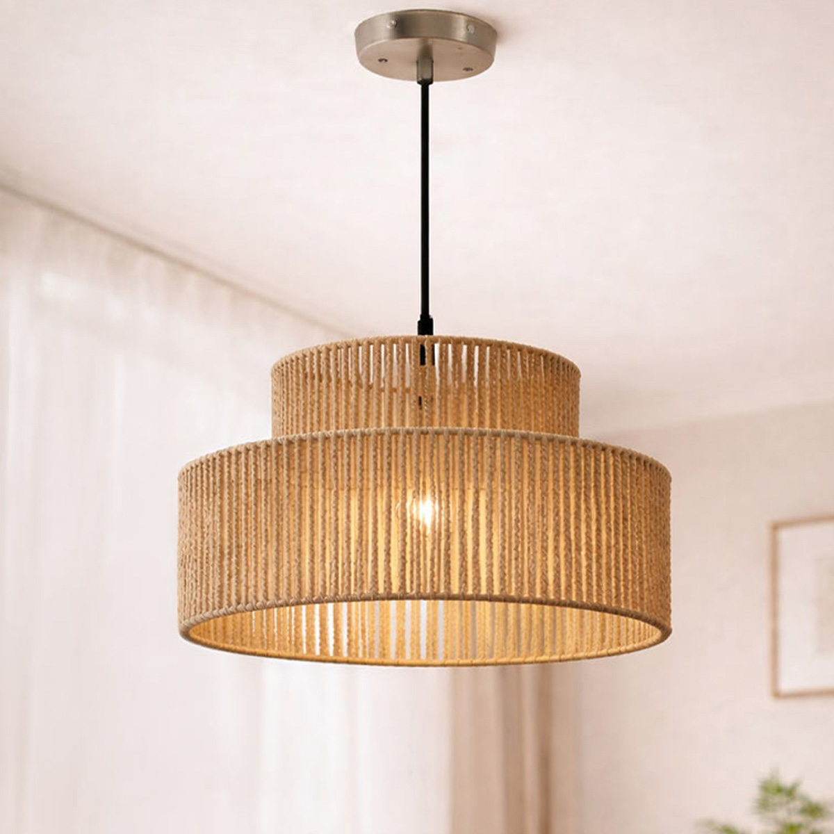Bamboo Bar Light 30x24cm