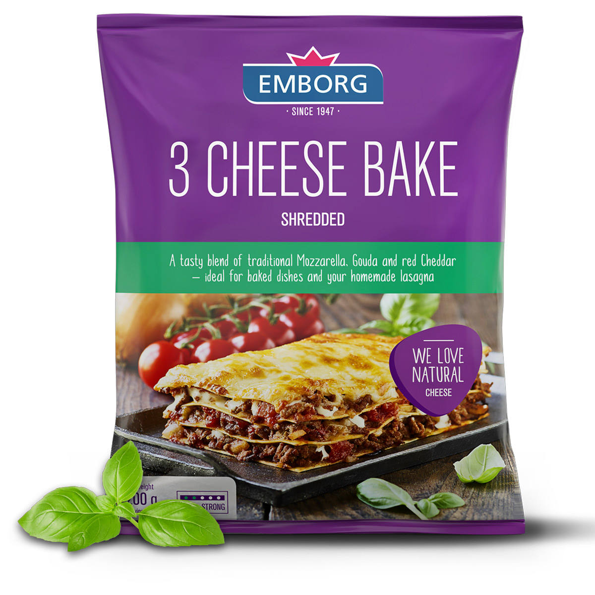 Emborg Shredded 3 Cheese Bake 200g | Dairy - Egg & Cheese | Cheese | Shredded Cheese Emborg Shredded 3 Cheese Bake 200g | Dairy - Egg & Cheese | Cheese | Shredded Cheese