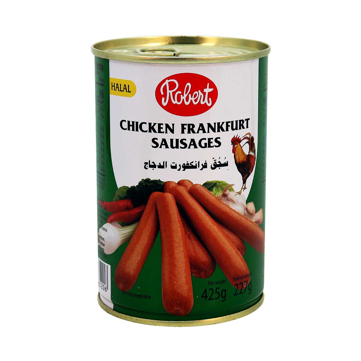Robert Chicken Frankfurt Canned Sausages 425g