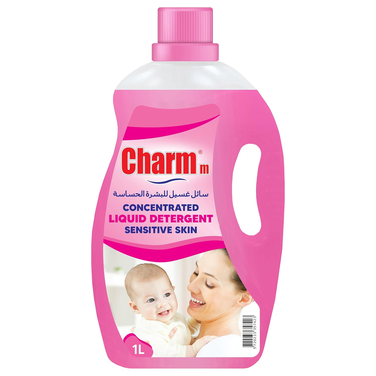 Charm Concentrated Liquid Detergent Sensitive Skin 1L
