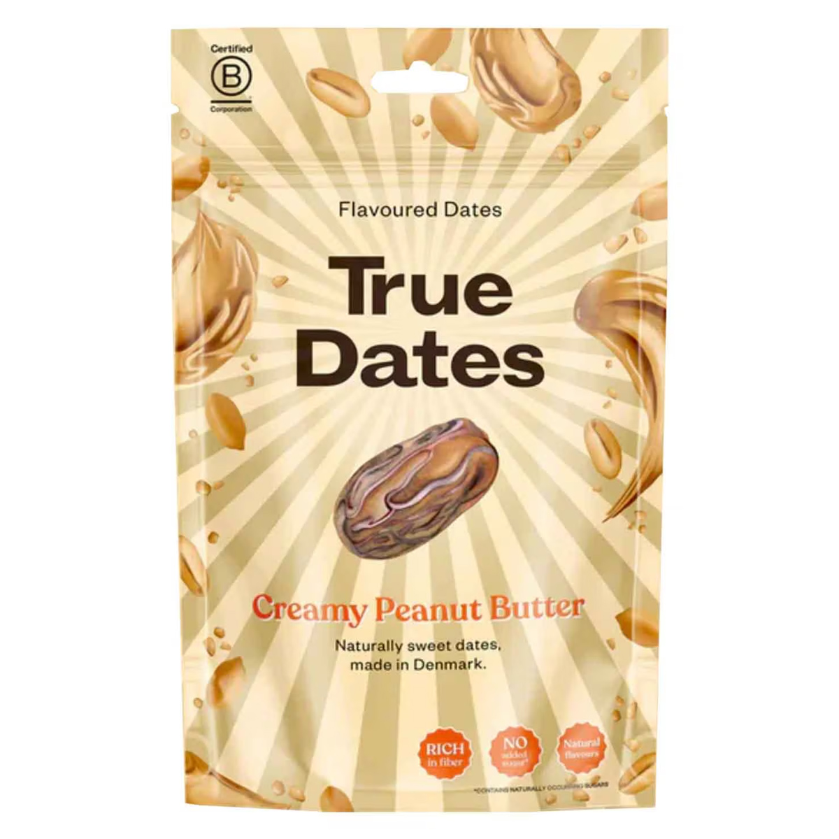 True Dates Creamy Peanut Butter Flavoured 100g