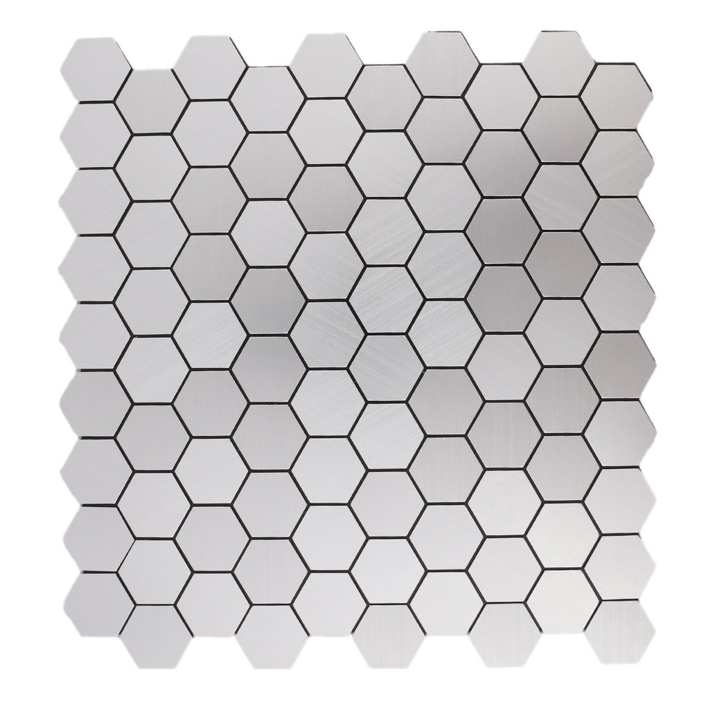 Aluminum PVC Mosaic Tiles 30x30cm