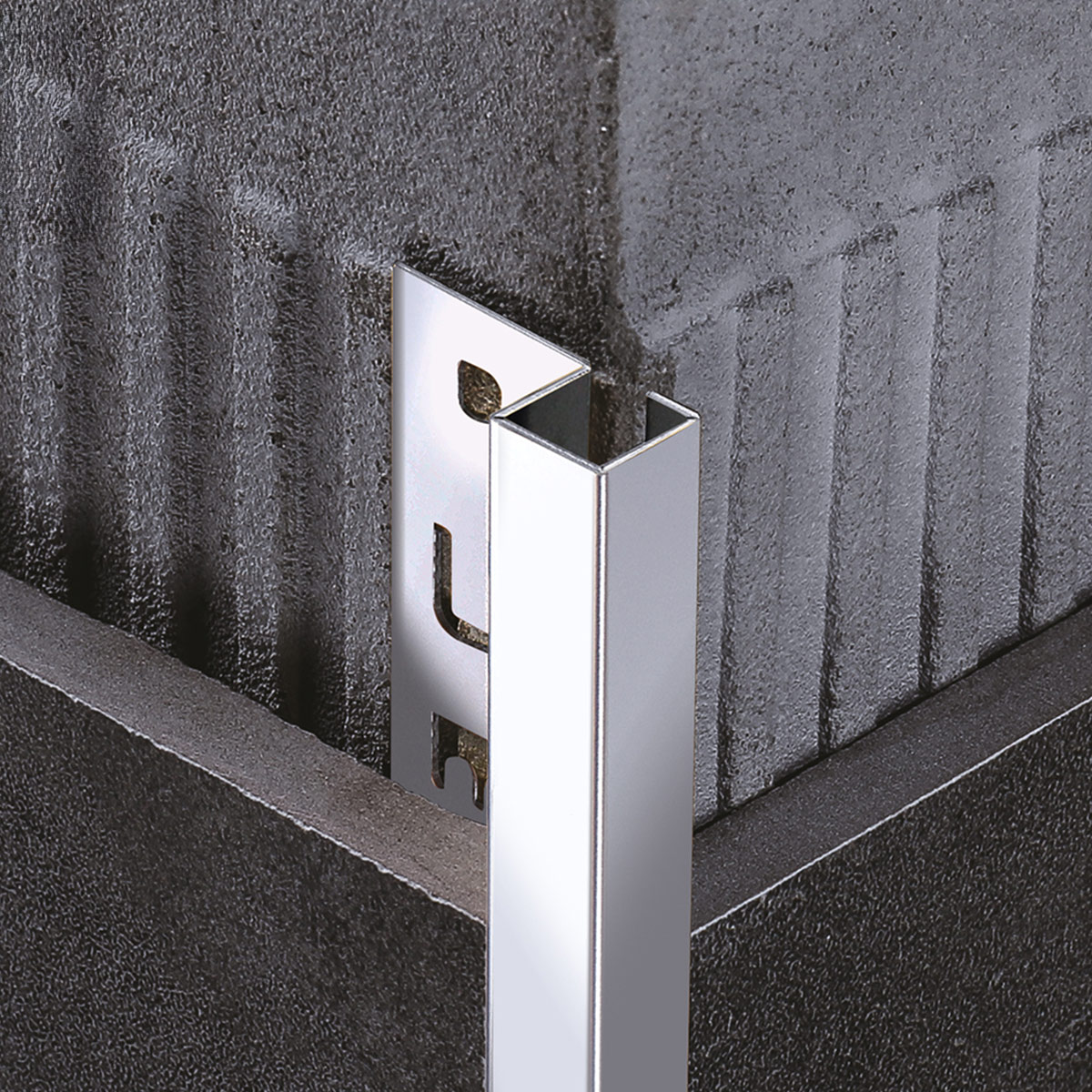 Stainless Steel Tile Accessories Shiny Silver 2.4m