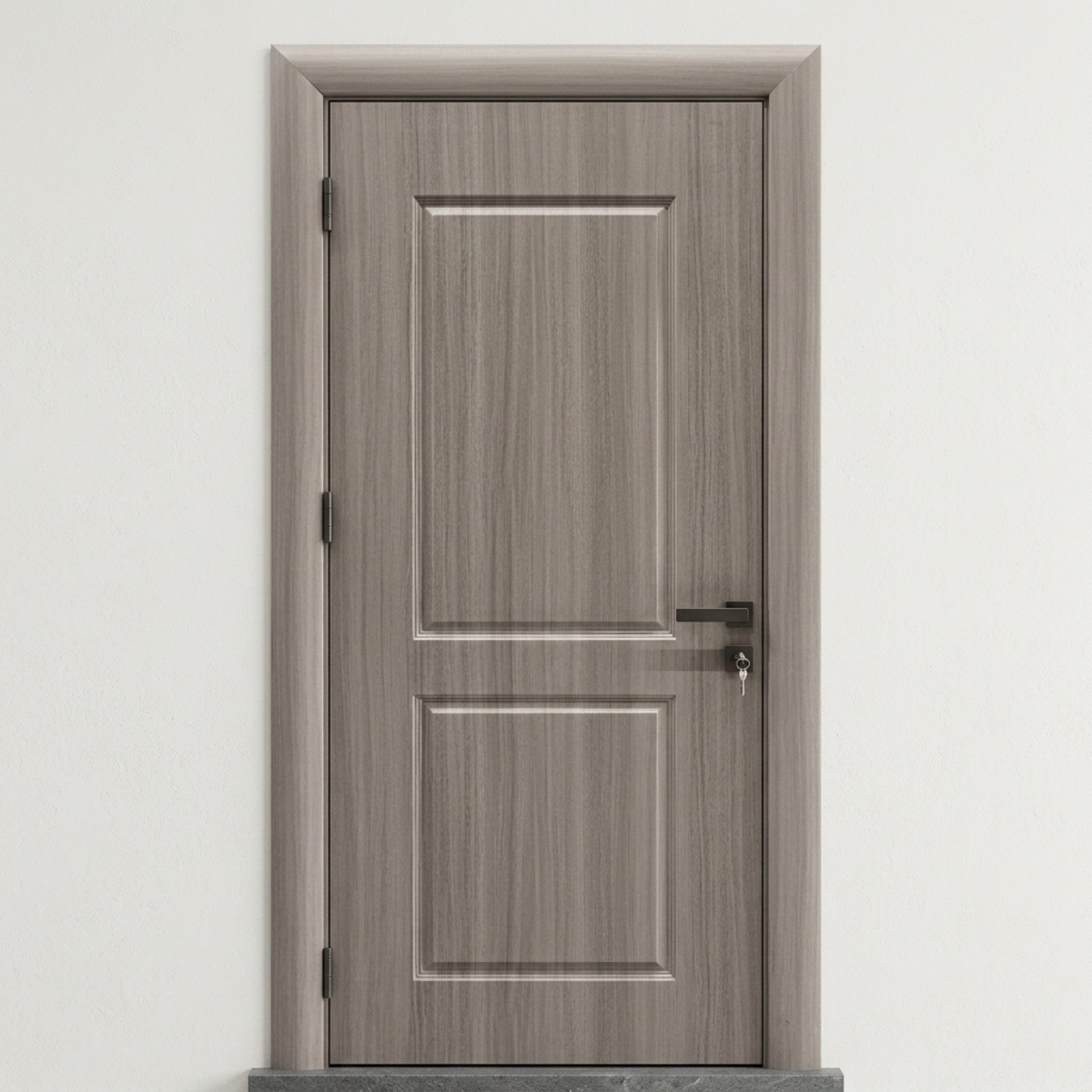 WPC Door With Frame 210x80x22cm